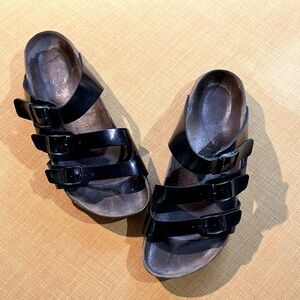 Papillio by Birkenstock Three Strap Patent Sandal